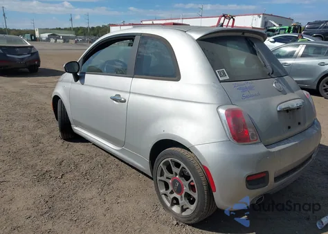 2012 Fiat 500 Sport from USA, damaged, VIN 3C3CFFBR9CT357635